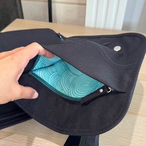 Haiku To Go Convertible Backpack Messenger Black Travel Bag Crossbody Purse - Picture 8 of 9